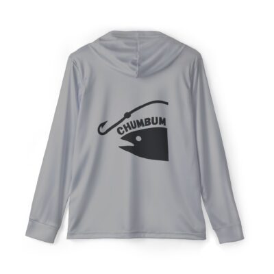 Fish & Hook (Torpedo Gray) Men's Fishing UPF 50+ Hoodie Chum Bum