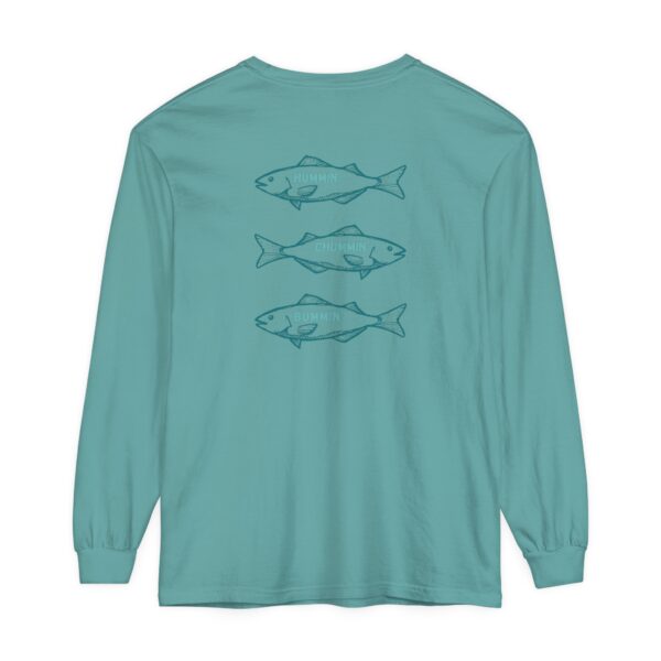 Three Fish Bum - Long Sleeve T-Shirt Comfort Colors Chum Bum