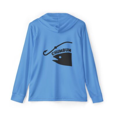 Fish & Hook (Fin Blue) Men's Fishing UPF 50+ Hoodie Chum Bum
