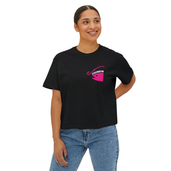 NEW! Women's "Fish on Top" Bucket Boxy Tee - Image 19