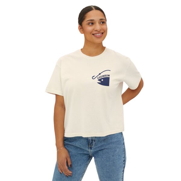 NEW! Women's "Fish on Top" Bucket Boxy Tee - Image 7