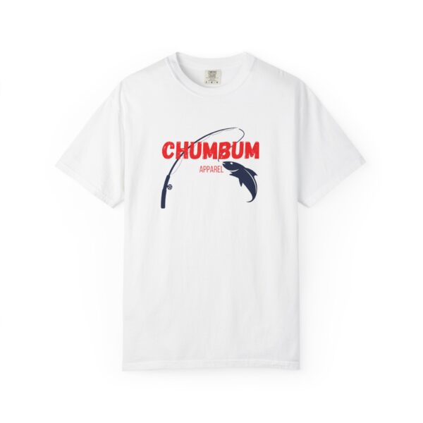 NEW! "Reel 'Em In" Fishing Chum Bum Logo T-shirt White